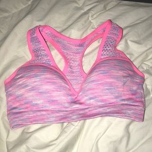 PINK cupped sports bra